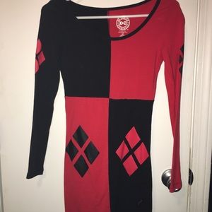 Harley Quin DC style dress cosplay outfit